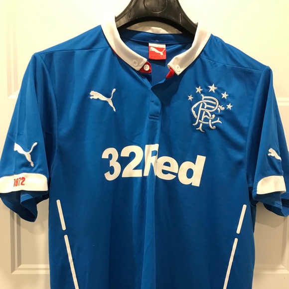 Puma Other - ✳️ 2/$50 Puma Glasgow Rangers Soccer Jersey Large